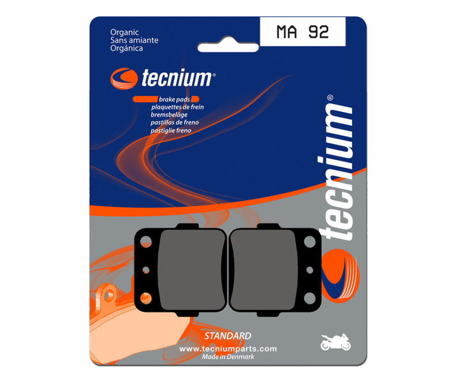 Plaquettes de frein TECNIUM route organique - MA92 - 1022562