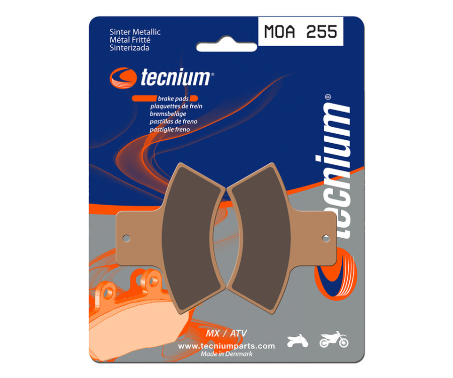 Plaquettes de frein TECNIUM MX/Quad métal fritté - MOA255 - 1022930