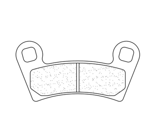 Plaquettes de frein CL BRAKES Quad métal fritté - 1220ATV1