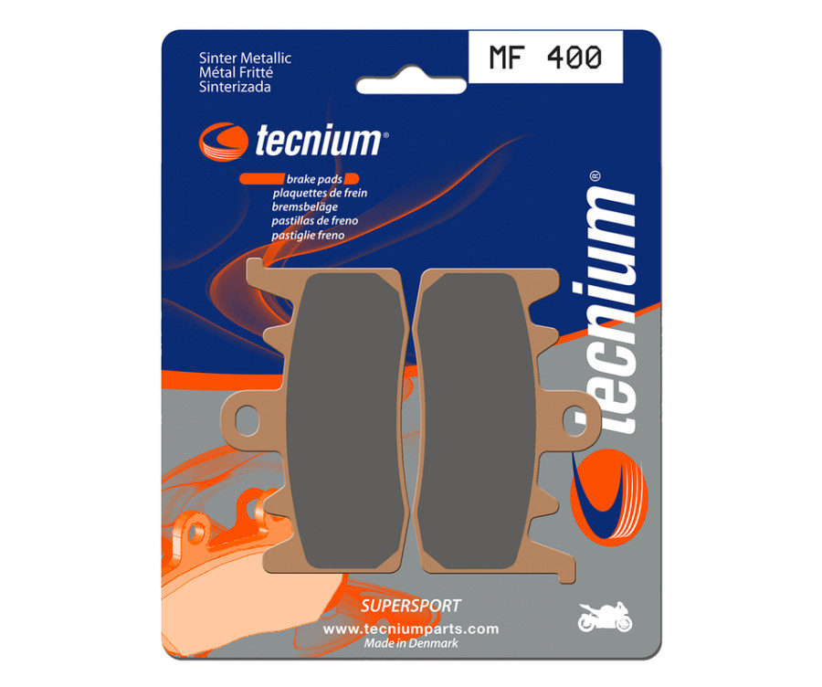 Plaquettes de frein TECNIUM Performance métal fritté - MF400 - 1022789