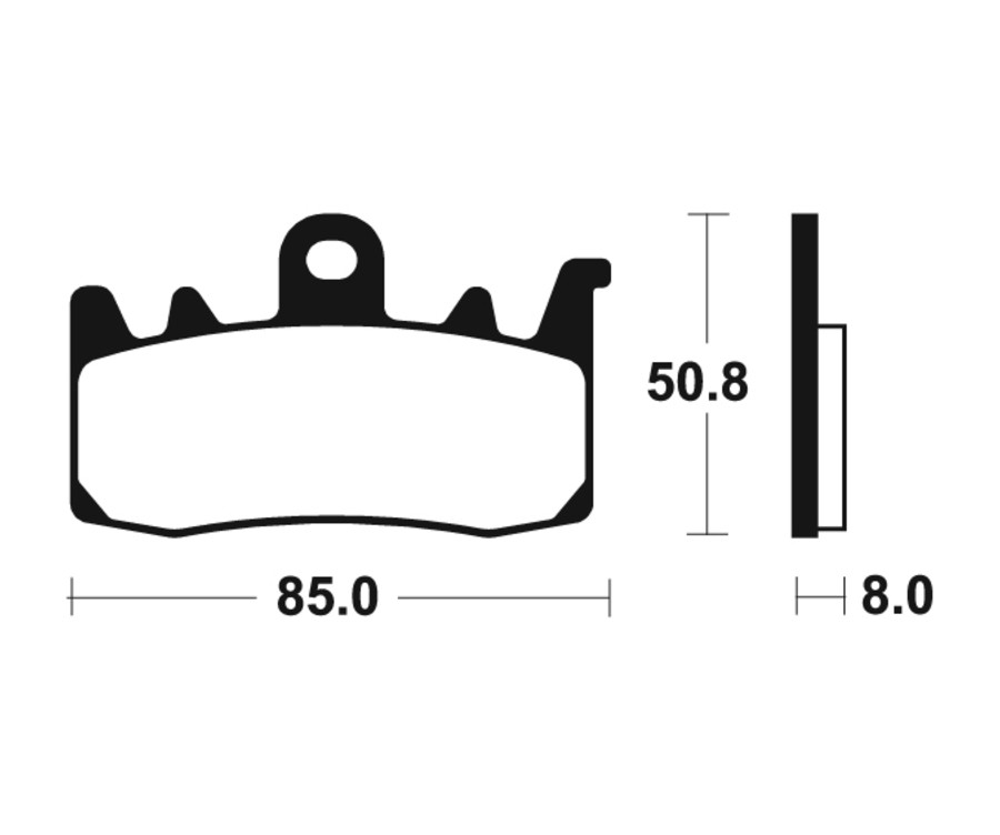 Plaquettes de frein TECNIUM Performance métal fritté - MF400 - 1022789