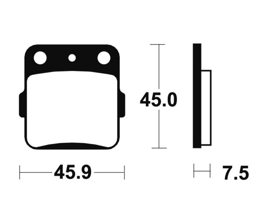 Plaquettes de frein TECNIUM MX/Quad métal fritté - MO92 - 1022925
