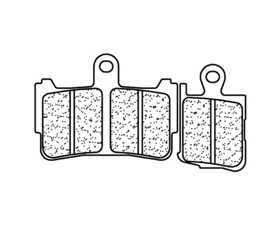 Plaquettes de frein CL BRAKES route métal fritté - 1216XBK5 - 1034761