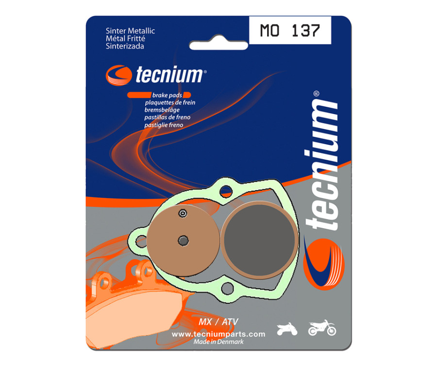 Plaquettes de frein TECNIUM MX/Quad métal fritté - MO137 - 1022844