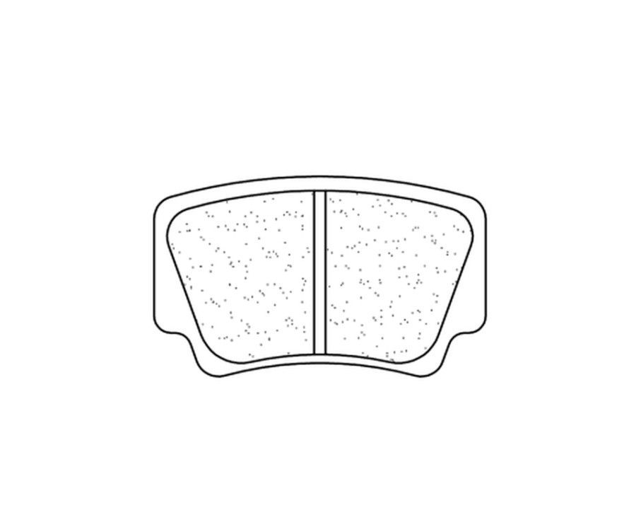 Plaquettes de frein CL BRAKES Quad métal fritté - 1205ATV1 - 1034754