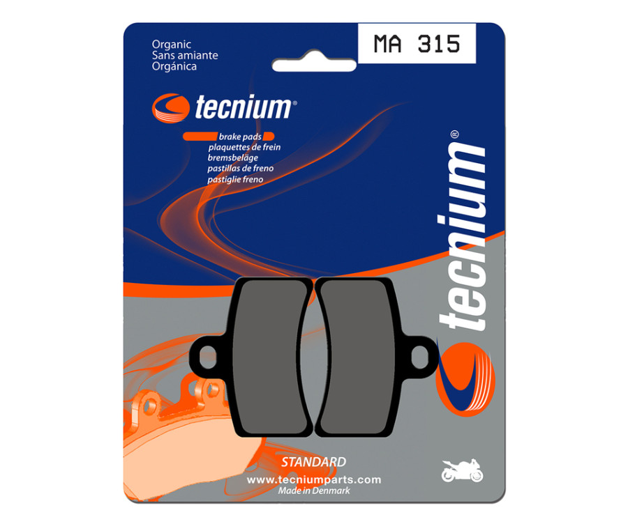 Plaquettes de frein TECNIUM route organique - MA315 - 1022476