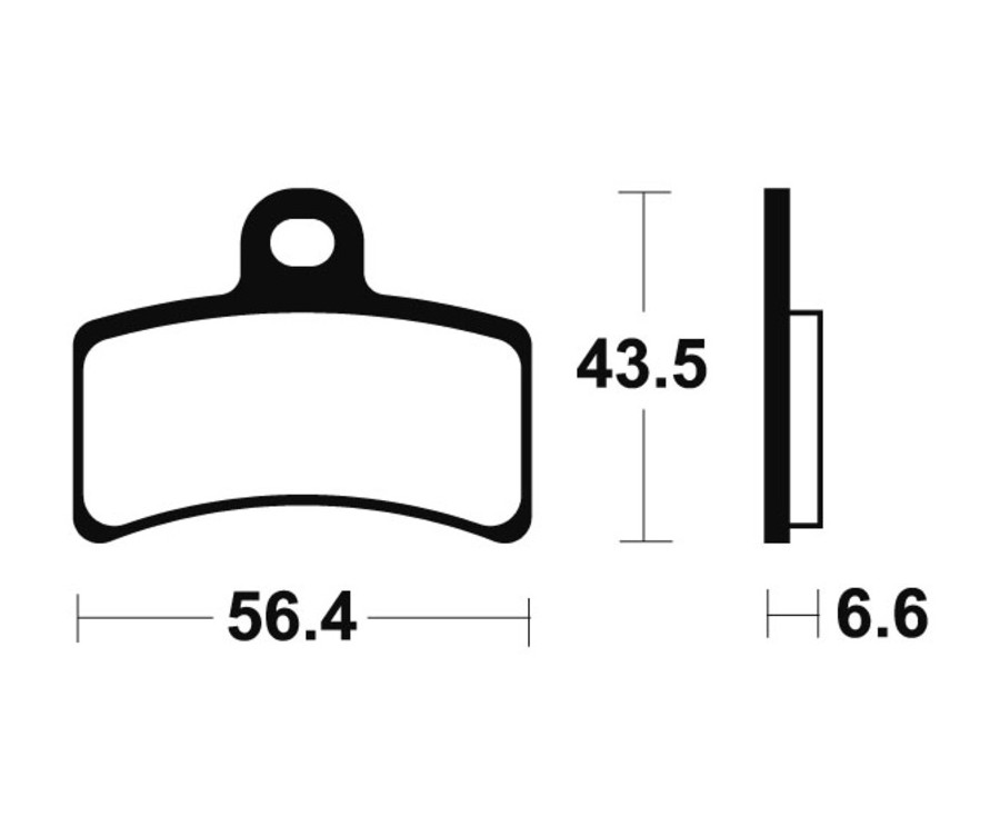 Plaquettes de frein TECNIUM route organique - MA315 - 1022476