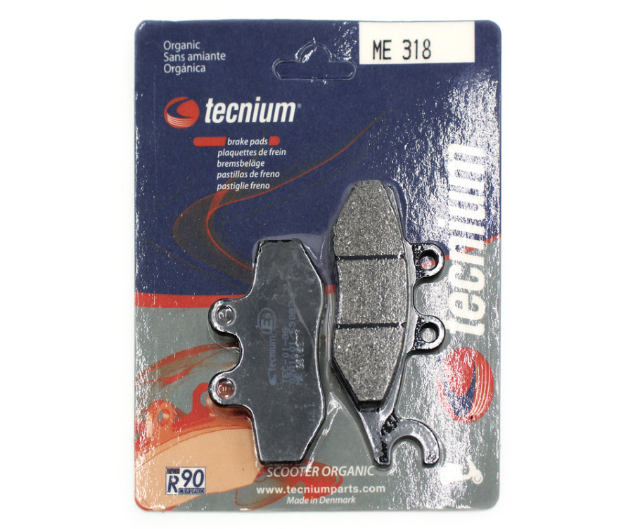 Plaquettes de frein TECNIUM Scooter organique - ME318 - 1022676