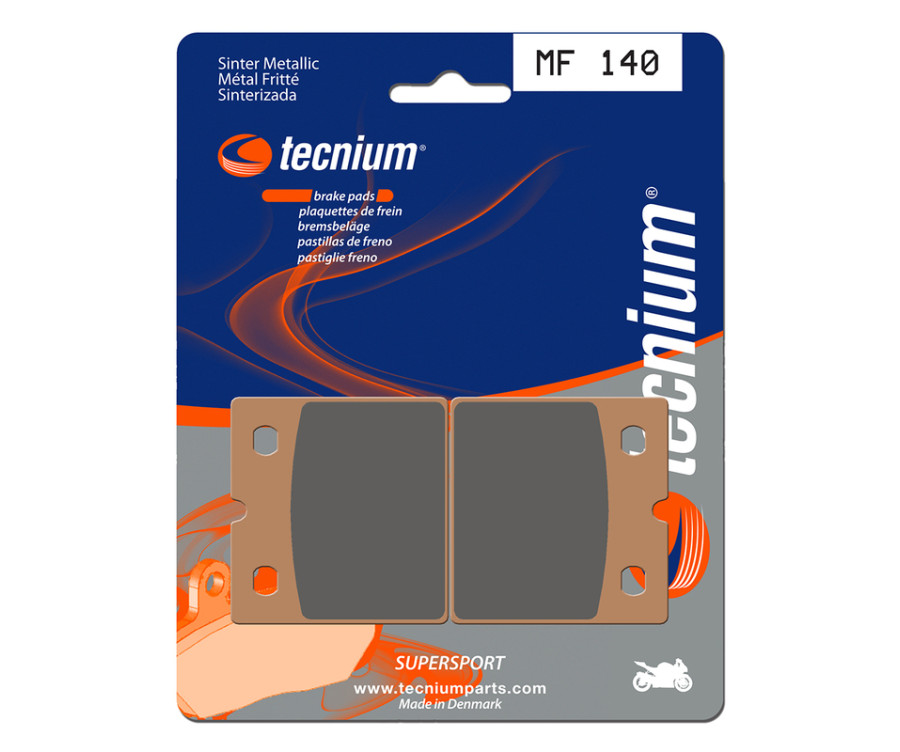 Plaquettes de frein TECNIUM Performance métal fritté - MF140 - 1022728