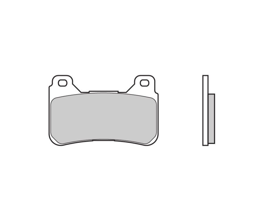 Plaquettes de frein BREMBO route/sport métal fritté - 07HO50SR - 1103762