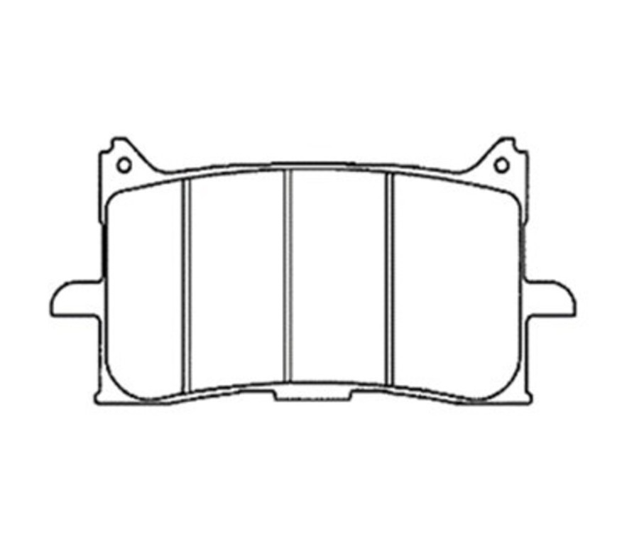 Plaquettes de frein NISSIN route /Off-Road métal fritté - 2P-371ST - 1036765