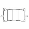 Plaquettes de frein NISSIN route /Off-Road métal fritté - 2P-371ST - 1036765