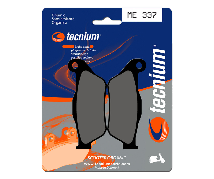 Plaquettes de frein TECNIUM Scooter organique - ME337 - 1022682
