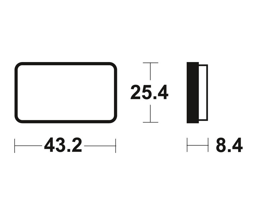Plaquettes de frein TECNIUM MX/Quad métal fritté - MOA327 - 1022937