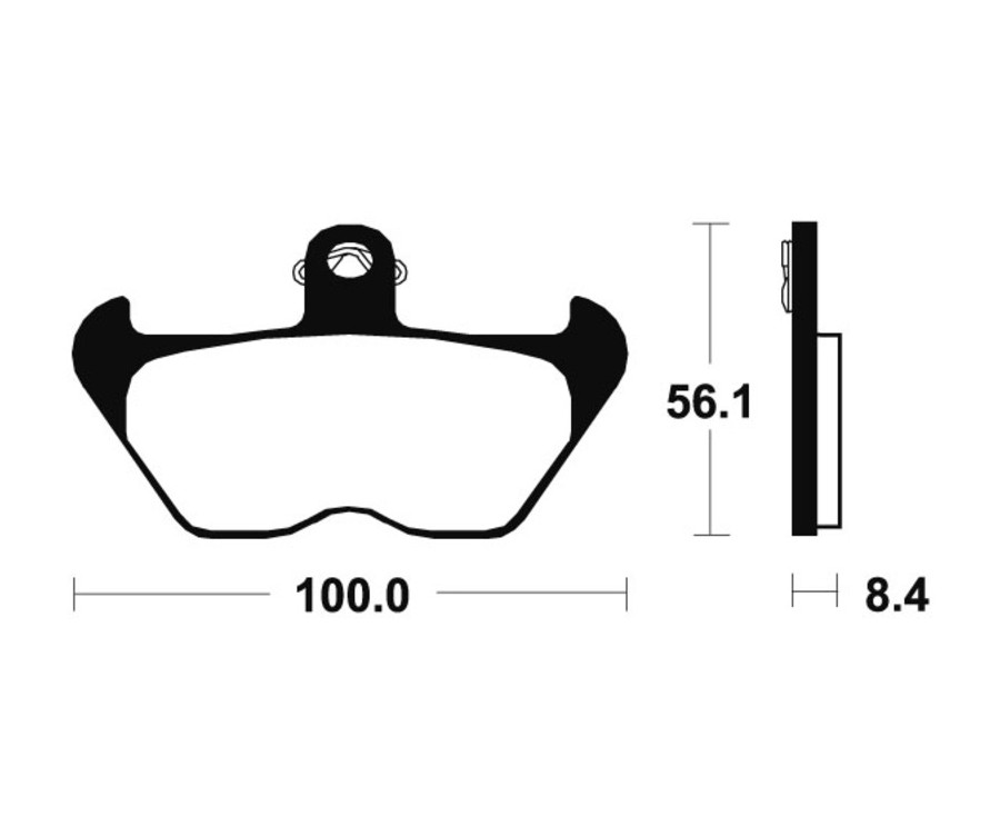 Plaquettes de frein TECNIUM Performance métal fritté - MF203 - 1022747