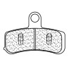 Plaquettes de frein CL BRAKES route métal fritté - 1212A3+ - 1034758