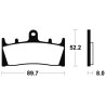 Plaquettes de frein TECNIUM métal fritté - MTR186 - 1090557
