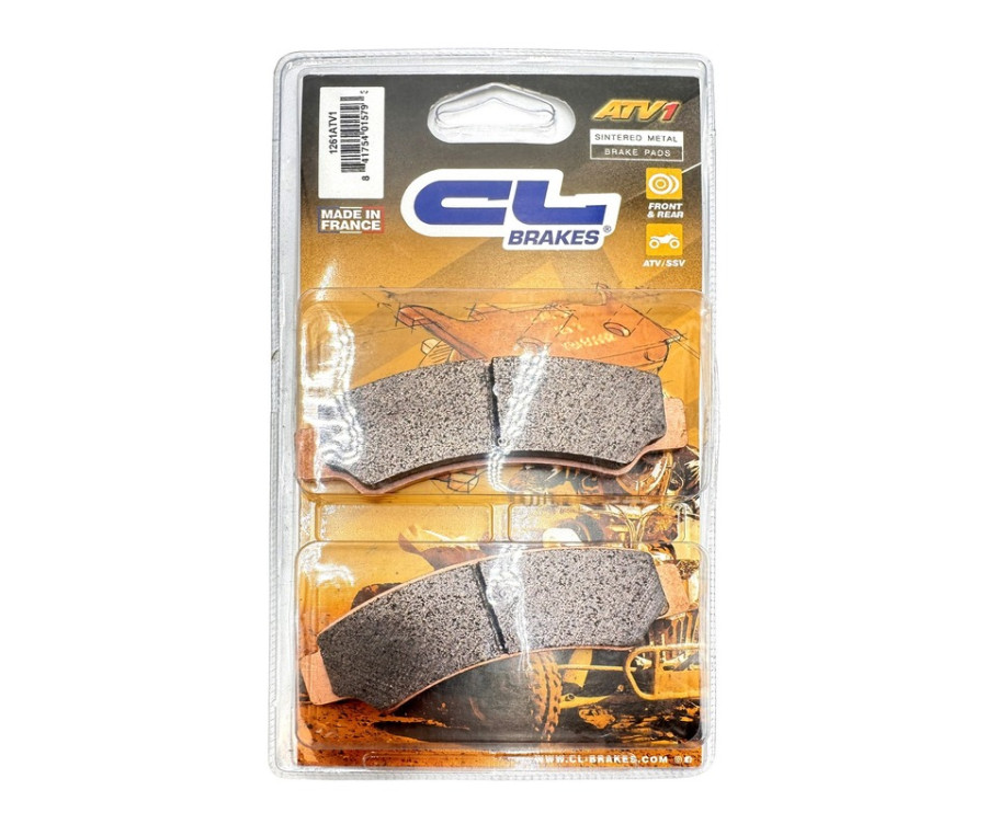 Plaquettes de frein CL BRAKES Quad métal fritté - 1261ATV1 - 1121989
