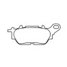 Plaquettes de frein CL BRAKES Maxi Scooter métal fritté - 3099MSC - 1035187