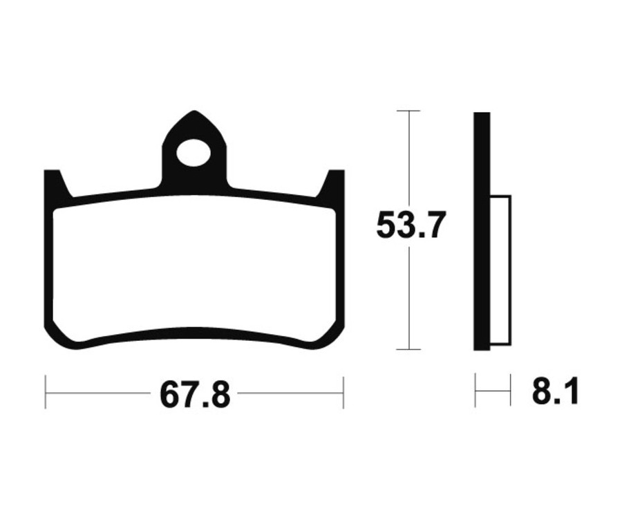 Plaquettes de frein TECNIUM Performance métal fritté - MF122 - 1022720