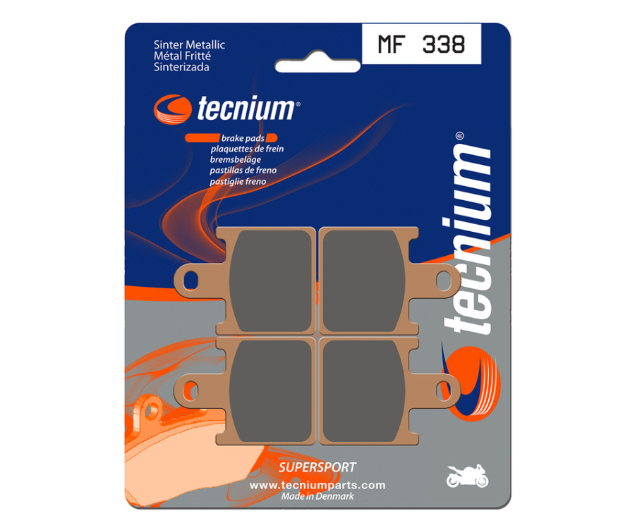 Plaquettes de frein TECNIUM Performance métal fritté - MF338 - 1022775