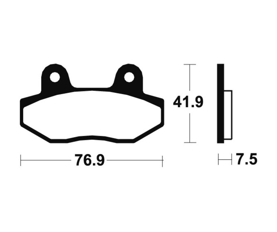 Plaquettes de frein TECNIUM Performance métal fritté - MF314 - 1022770