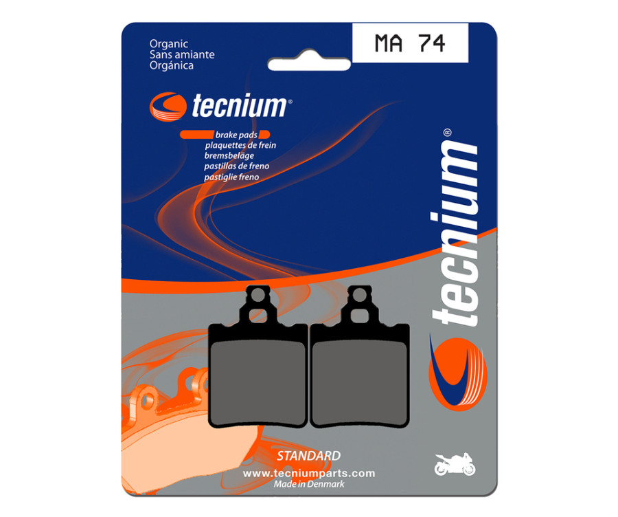 Plaquettes de frein TECNIUM route organique - MA74 - 1022542