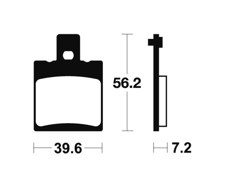 Plaquettes de frein TECNIUM route organique - MA324 - 1022479