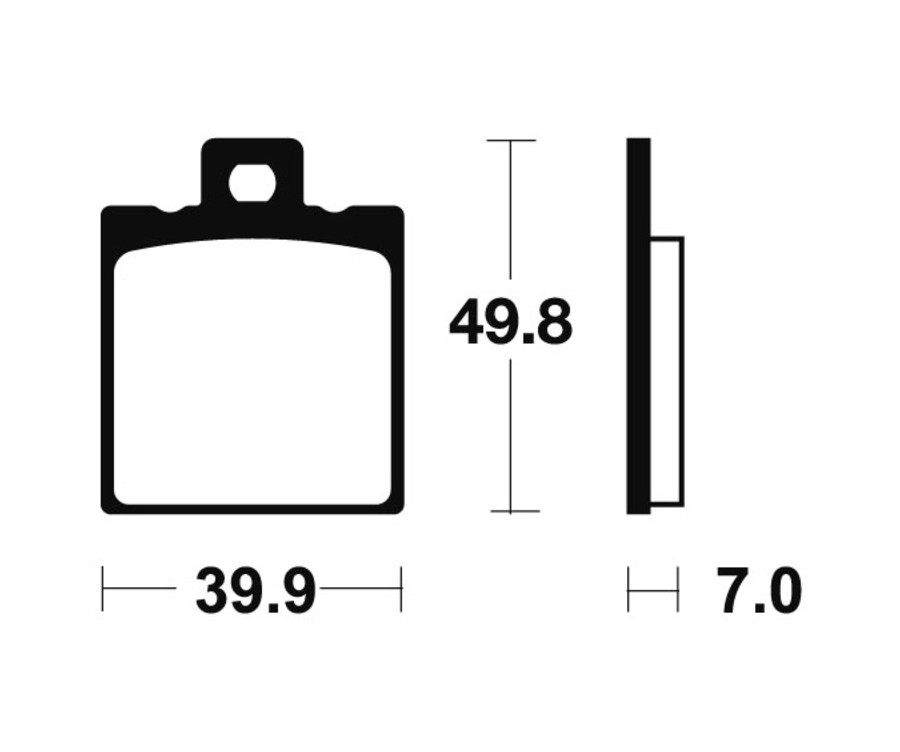 Plaquettes de frein TECNIUM route organique - MA237 - 1022436