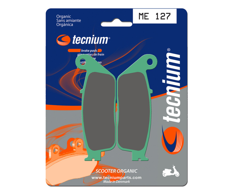 Plaquettes de frein TECNIUM Scooter organique - ME127 - 1022612