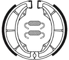 Mâchoires de frein TECNIUM Street/Off-Road/Quad organique - BA183 - 1022298