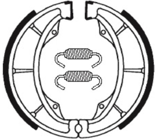 Mâchoires de frein TECNIUM Street/Off-Road/Quad organique - BA183 - 1022298