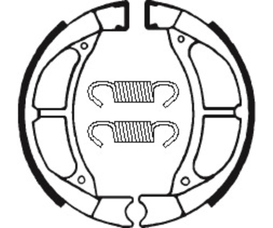 Mâchoires de frein TECNIUM Scooter organique - BA021 - 1022206