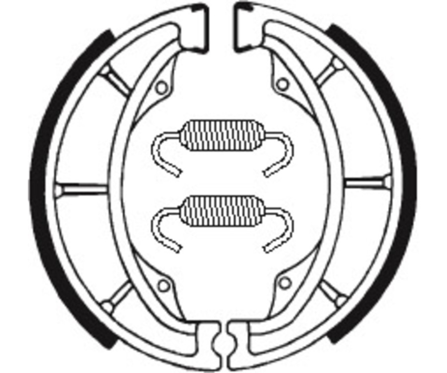 Mâchoires de frein TECNIUM Scooter/Street/Off-Road/Quad organique - BA014 - 1022199