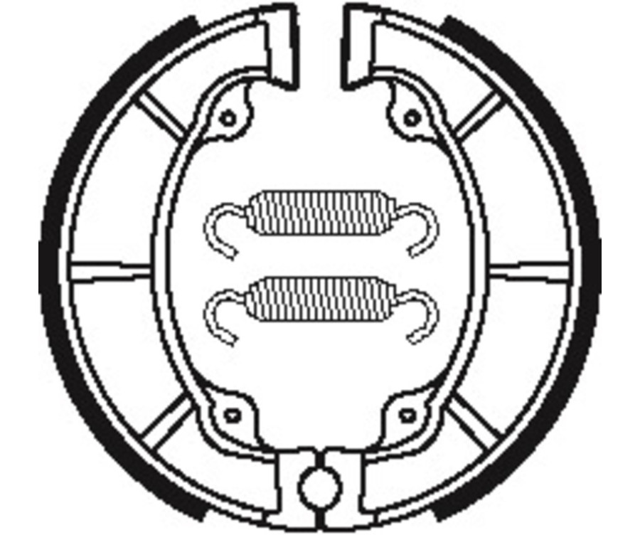 Mâchoires de frein TECNIUM Off-Road/Quad organique - BA040 - 1022225