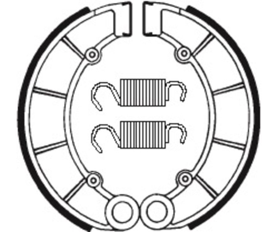 Mâchoires de frein TECNIUM Street organique - BA027 - 1022212