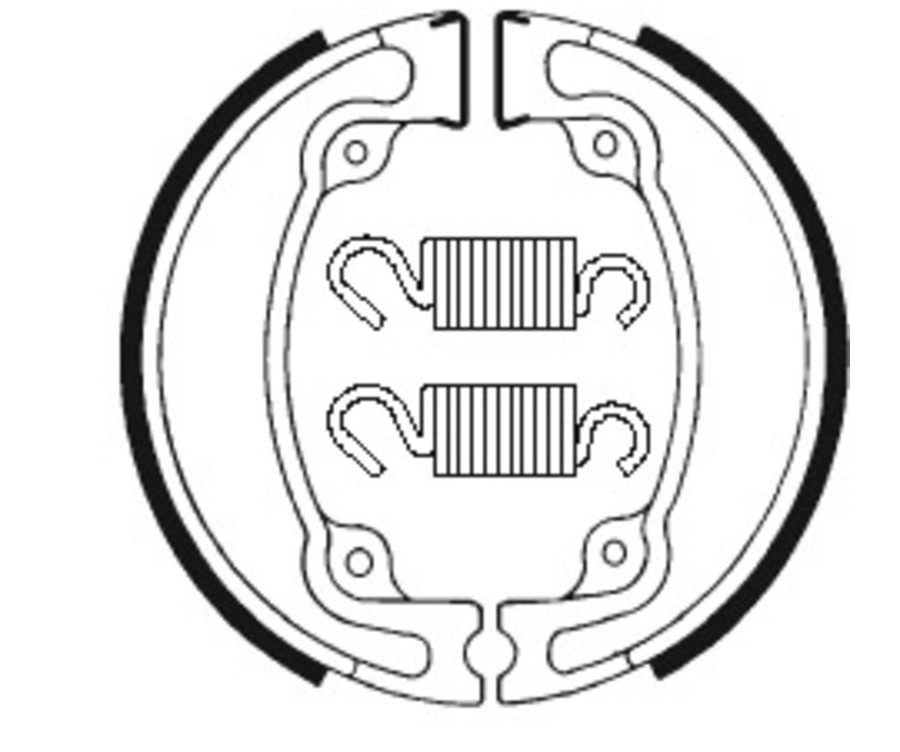 Mâchoires de frein TECNIUM Street/Off-Road organique - BA042 - 1022227