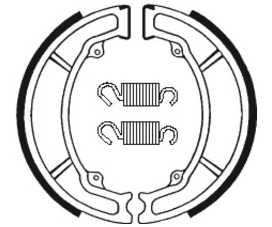 Mâchoires de frein TECNIUM Scooter/Street organique - BA189 - 1022304