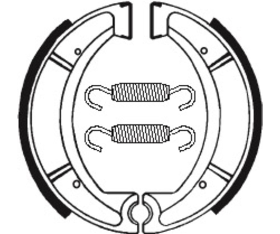 Mâchoires de frein TECNIUM Scooter/Street/Off-Road organique - BA037 - 1022222