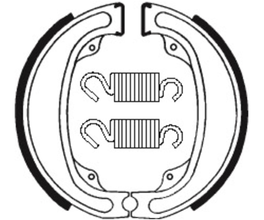 Mâchoires de frein TECNIUM Street/Off-Road organique - BA031 - 1022216