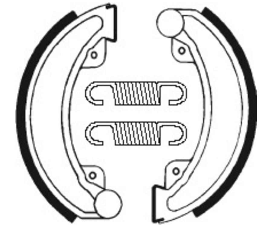 Mâchoires de frein TECNIUM Street organique - BA030 - 1022215