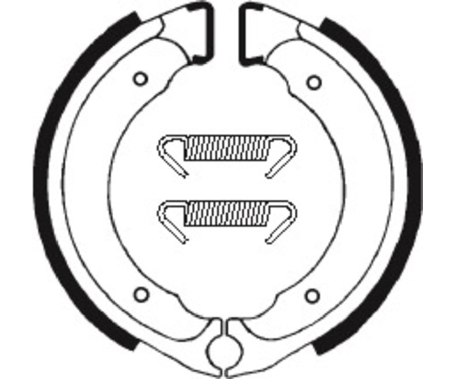 Mâchoires de frein TECNIUM Scooter/Quad organique - BA101 - 1022270