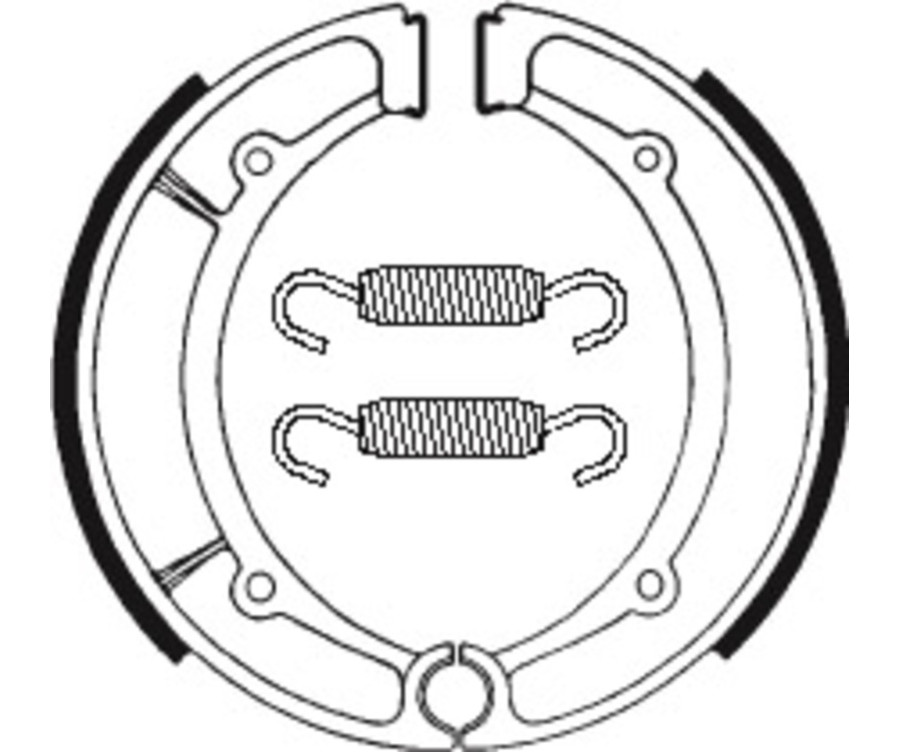 Mâchoires de frein TECNIUM Scooter/Street/Quad organique - BA066 - 1022249