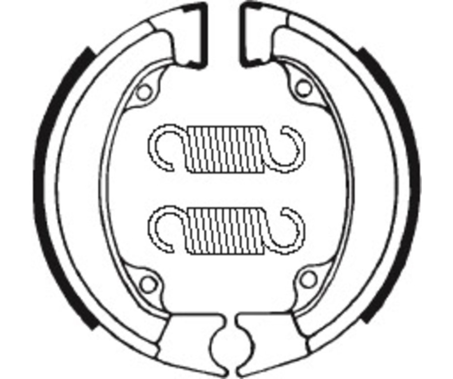 Mâchoires de frein TECNIUM Scooter/Street organique - BA011 - 1022196