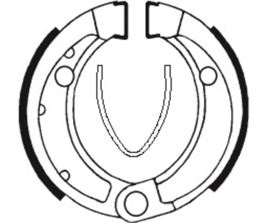 Mâchoires de frein TECNIUM Quad organique - BA048 - 1022233
