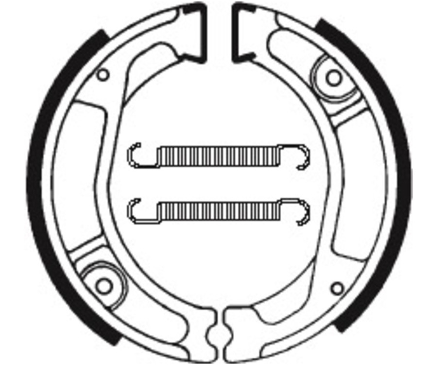 Mâchoires de frein TECNIUM Street organique - BA029 - 1022214