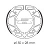 Mâchoires de frein TECNIUM Scooter organique - BA209 - 1114349