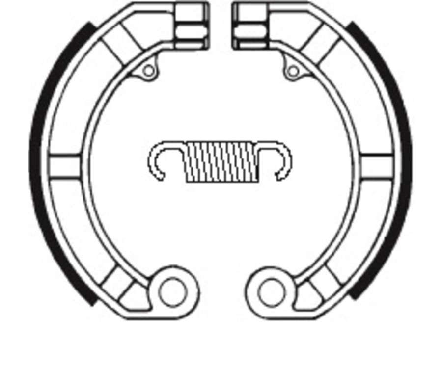 Mâchoires de frein TECNIUM Scooter organique - BA146 - 1022292