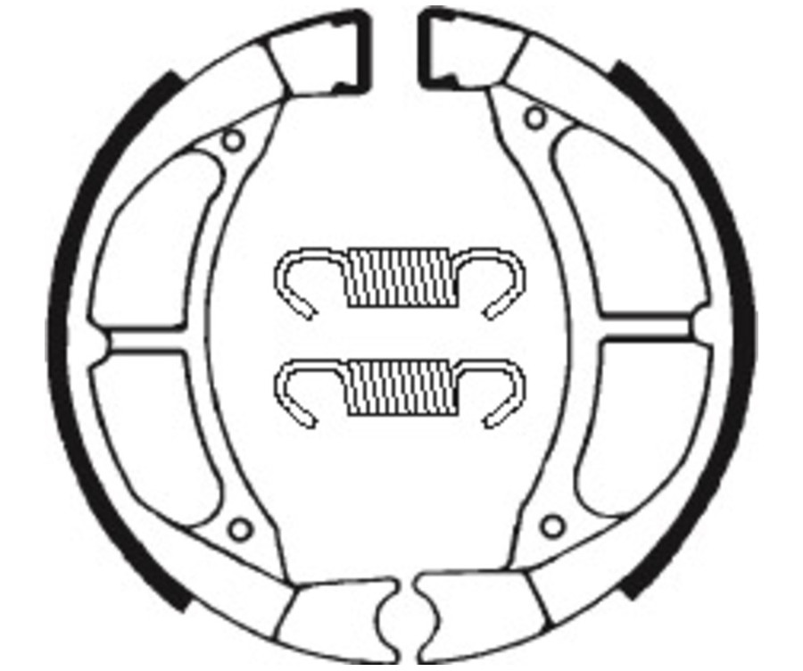 Mâchoires de frein TECNIUM Scooter/Street/Off-Road organique - BA182 - 1022297
