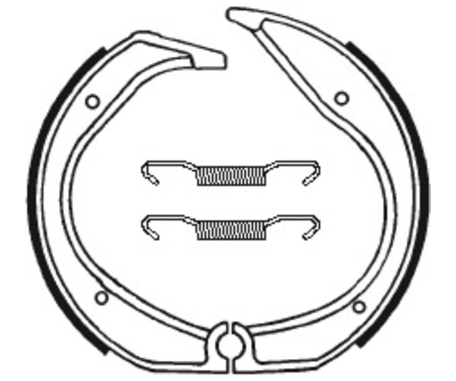 Mâchoires de frein TECNIUM Street organique - BA140 - 1022289